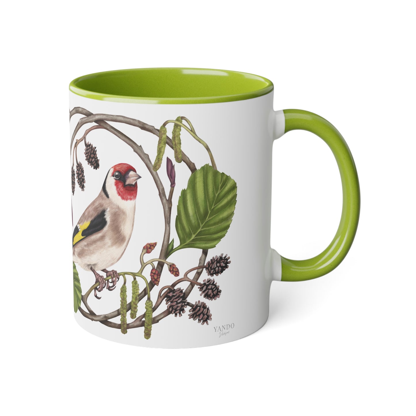 Tasse mit Stieglitz-Motiv I