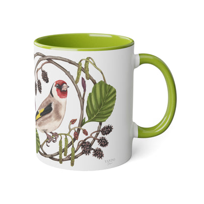 Tasse mit Stieglitz-Motiv I