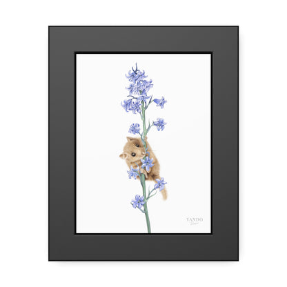 Fine art Druck gerahmt – Haselmaus