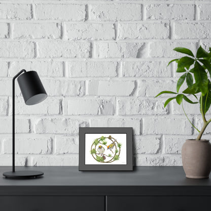 Fine art Druck gerahmt – Goldhähnchen