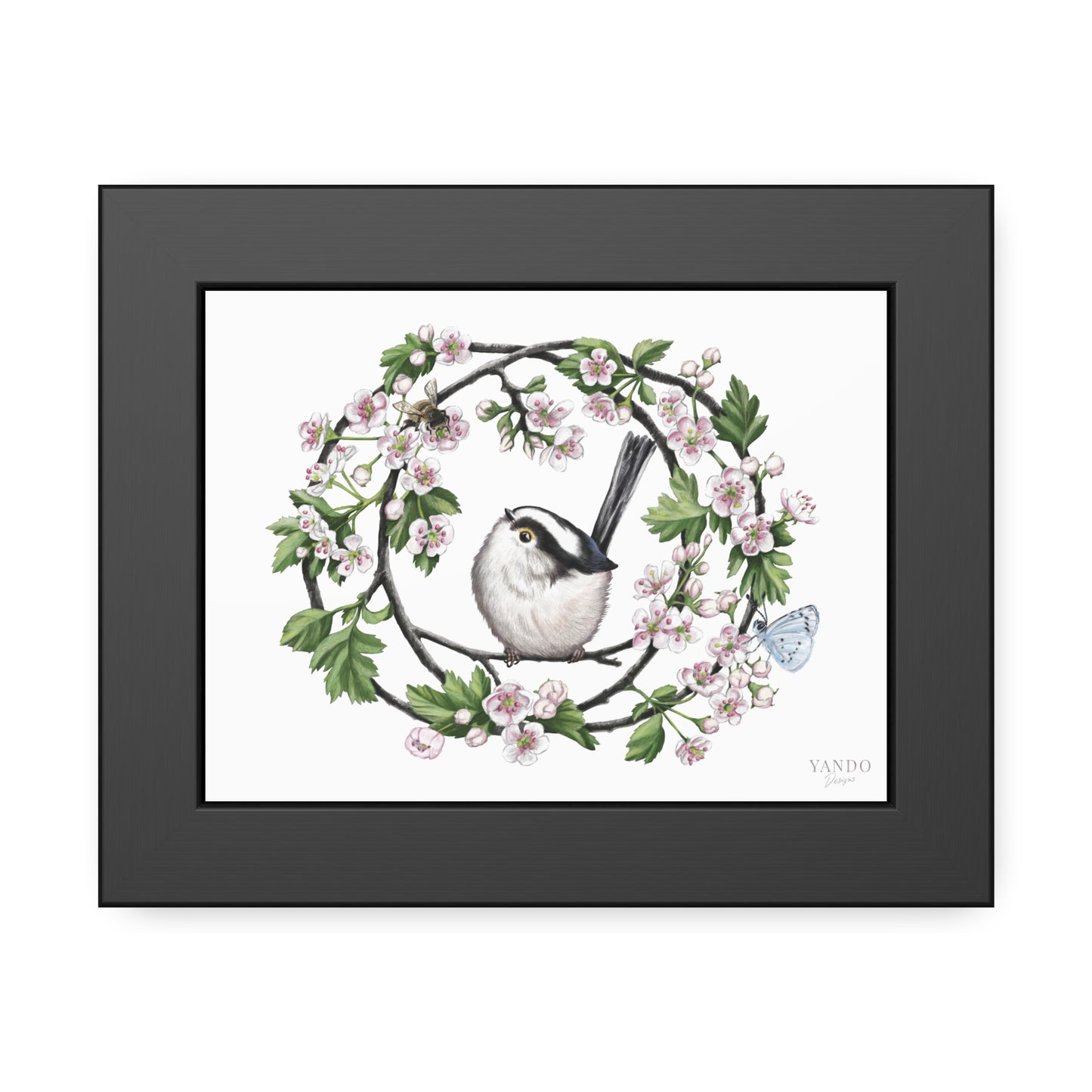 Fine art Druck gerahmt – Meise