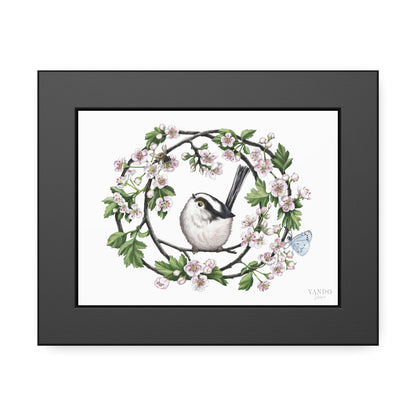 Fine art Druck gerahmt – Meise