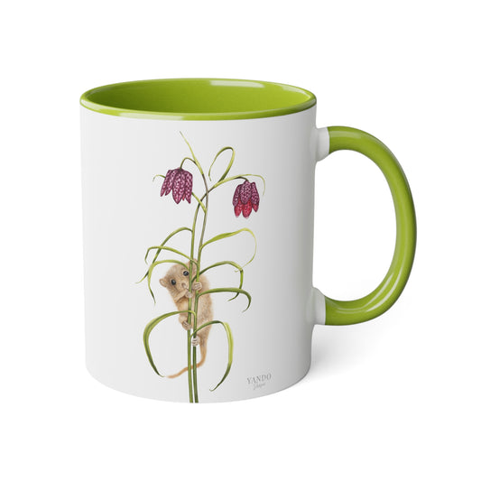 Tasse mit Haselmaus-Motiv