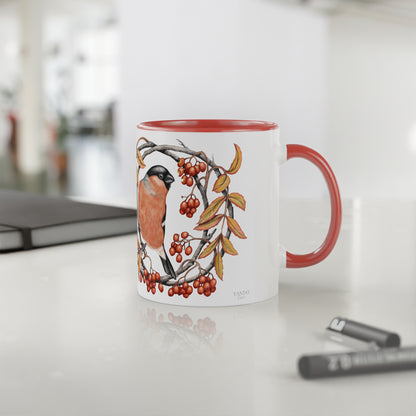 Tasse mit Gimpel-Motiv I