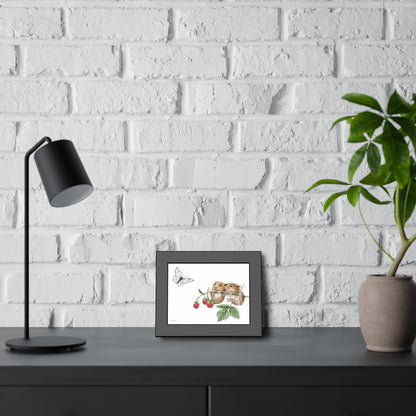 Fine art Druck gerahmt – Haselmäuse