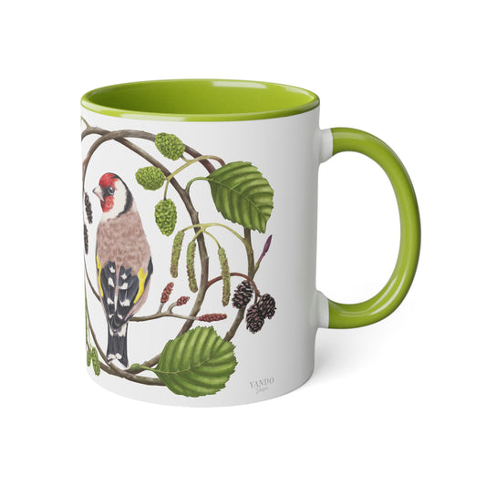 Tasse mit Stieglitz-Motiv II