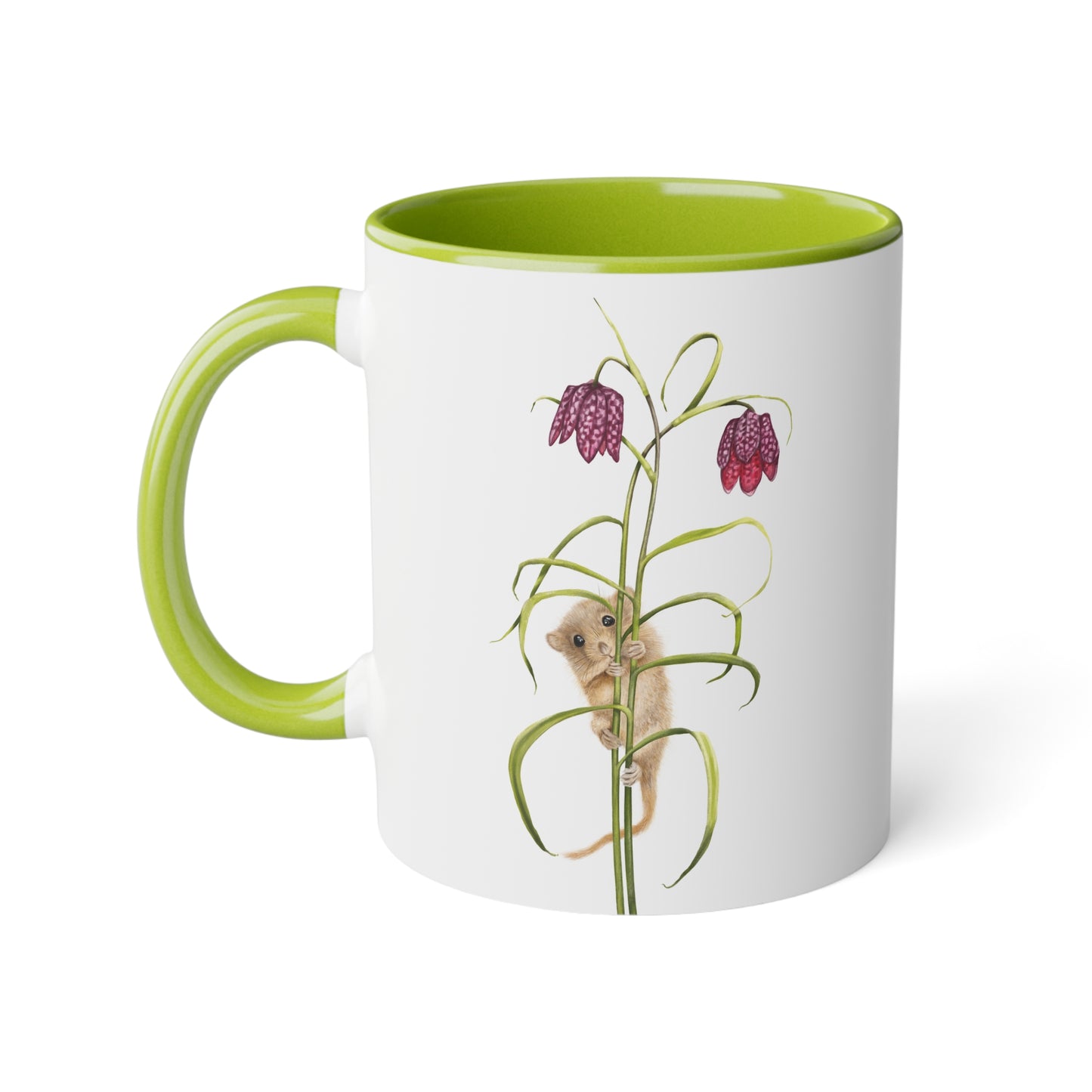Tasse mit Haselmaus-Motiv