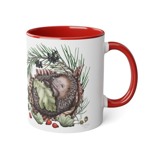 Tasse mit Igel-Motiv