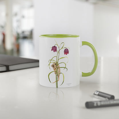 Tasse mit Haselmaus-Motiv