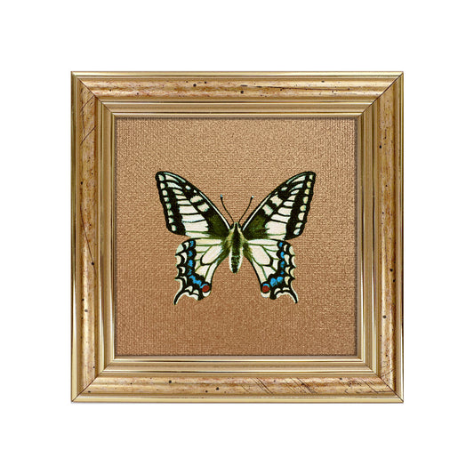 Handgemaltes Original Schwalbenschwanz Schmetterling